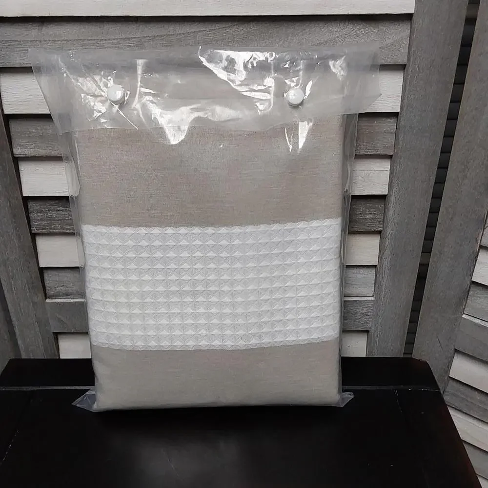Spa Waffle Shower Curtain with 3M Treatment | Madison Park | NEW in package